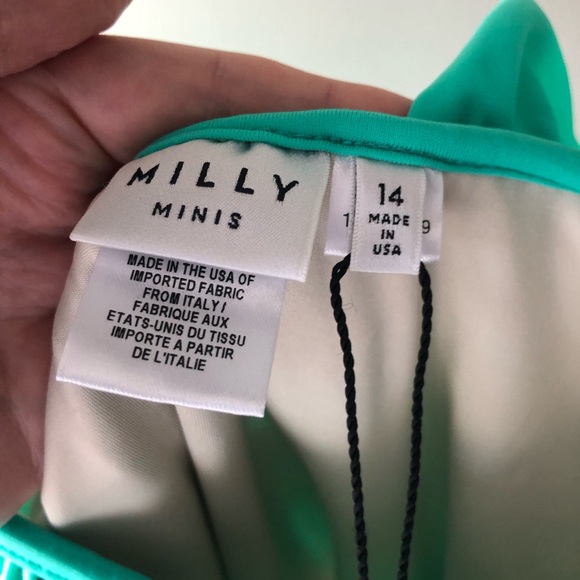 Brand new with tags Milly Minis swimsuit- made in USA from Italian fabric - Picture 4 of 6